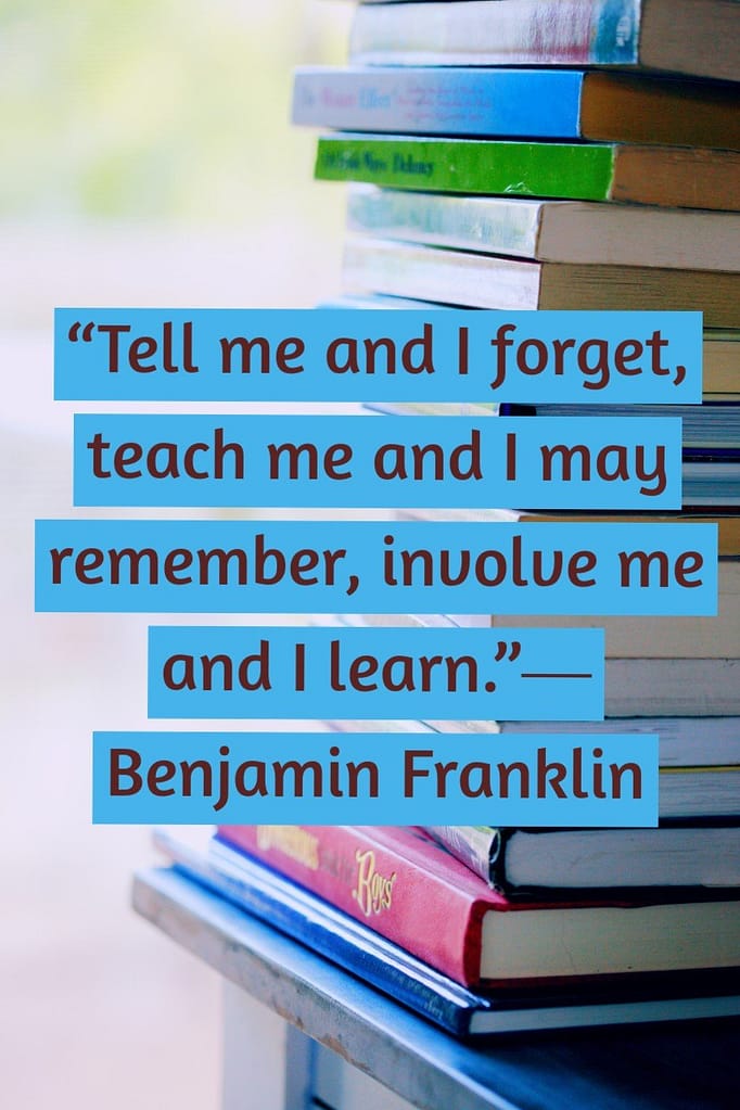 Benjamin franklin quote on education
